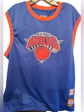 New York Knicks Jersey NBA Jalen Brunson # 11 XL Blue Ultra Game